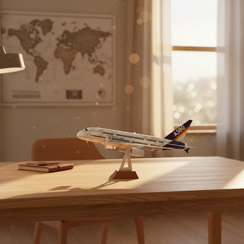 Airbus A380 - 3D Paper Puzzle Kit | Mess-Free DIY Assembly