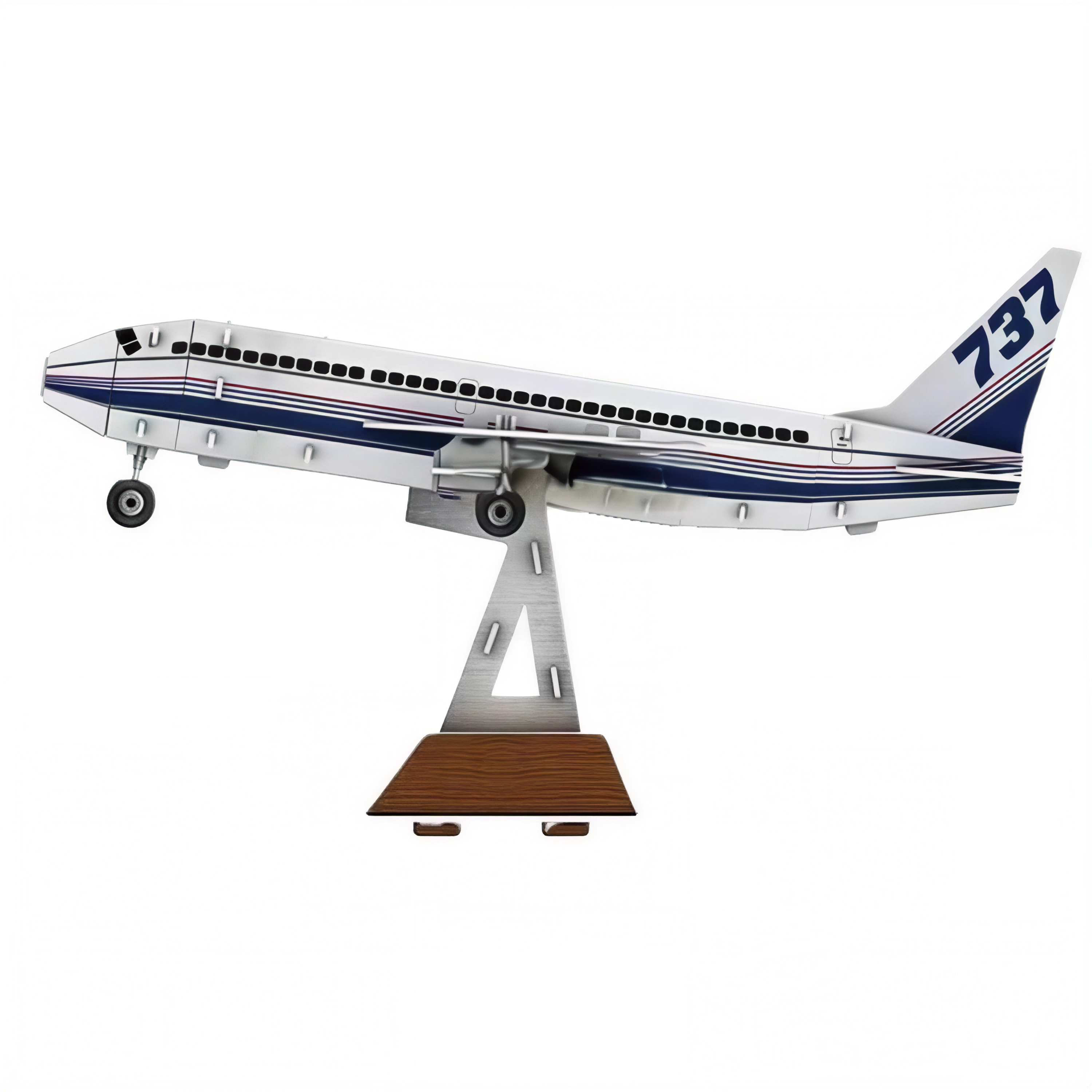 Boeing 737 - 3D Paper Model Kit | Easy Snap-Together STEM Puzzle
