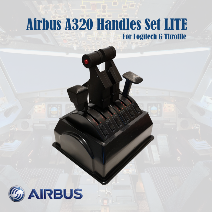 Airbus A320 Handles Set LITE for Logitech G Pro Throttle