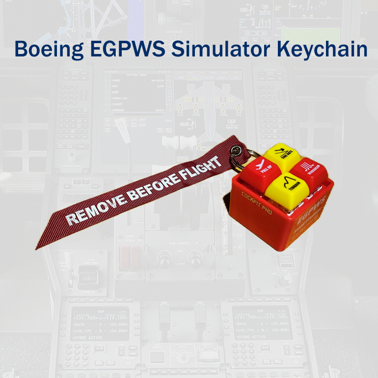(WEEKLY DEAL) Boeing GPWS Simulator Keychain