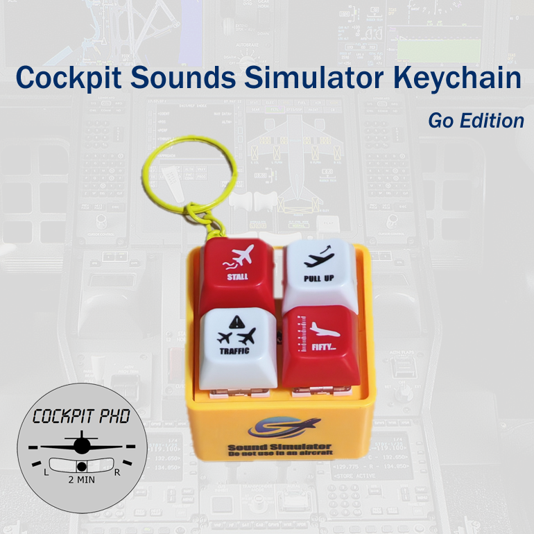 Cockpit Sounds Simulator Keychain (GO Edition)