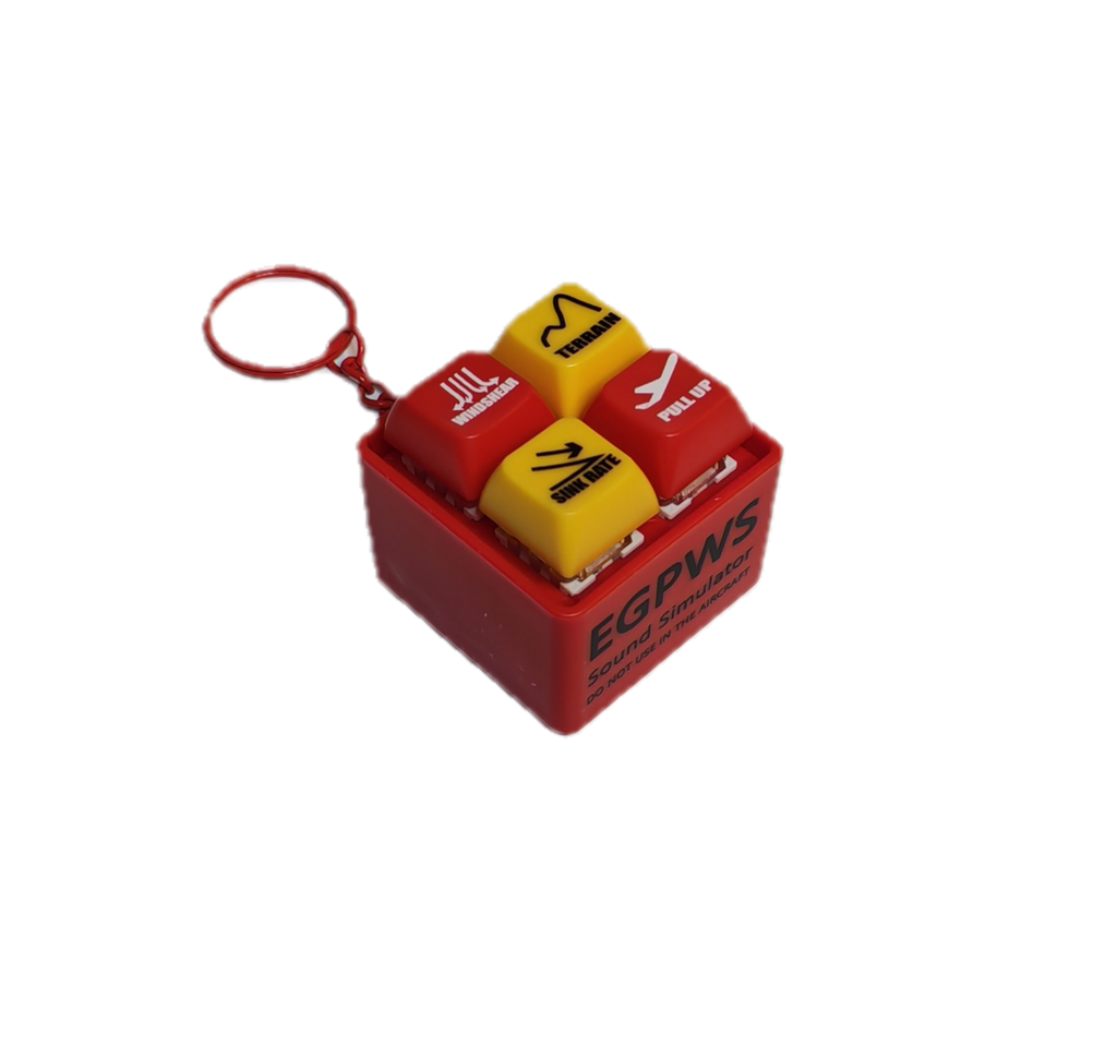 Aural Warning Simulator Keychain  | Blind Box