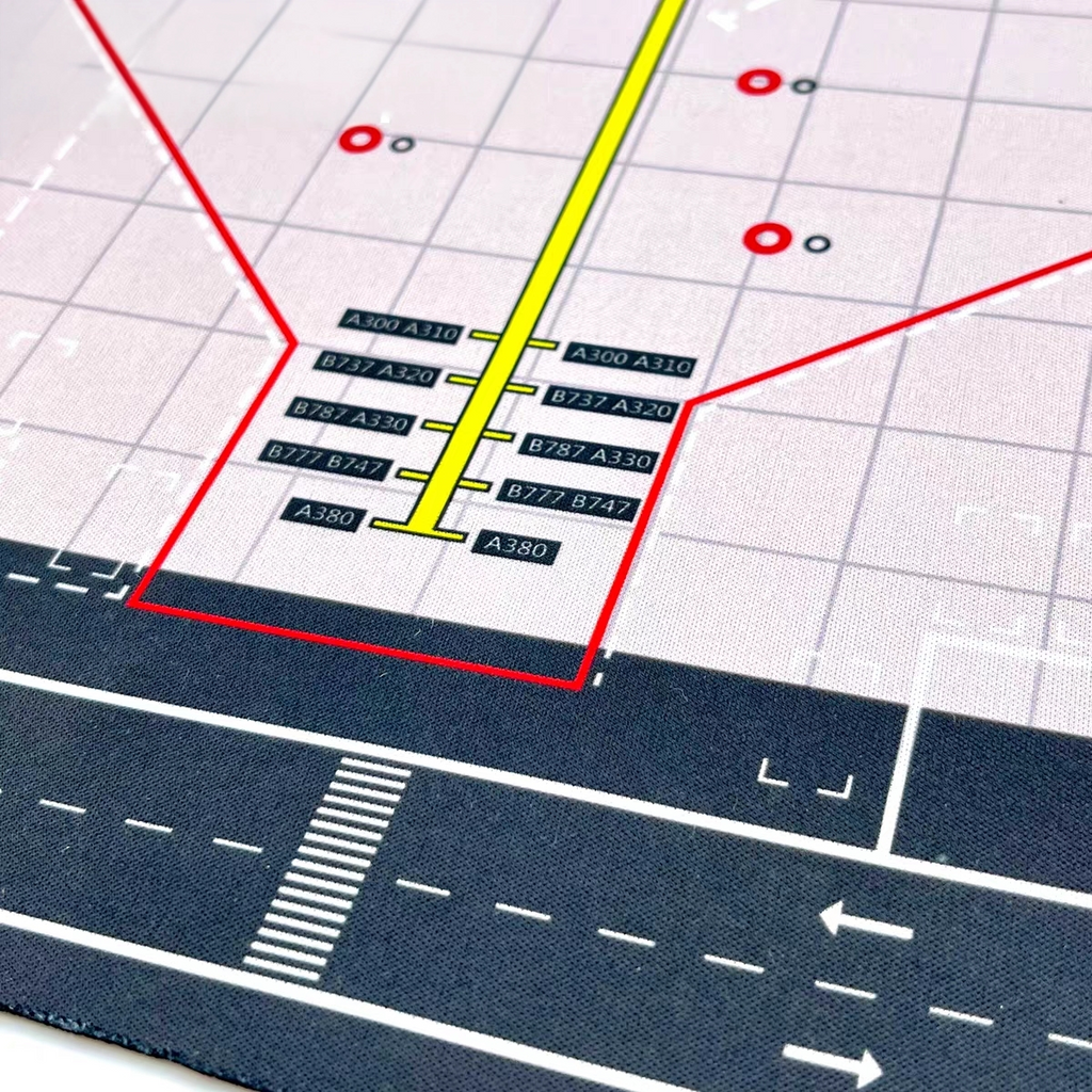 Aviation Tarmac - 1:400 Silicone Mouse Pad | Model Display Mat